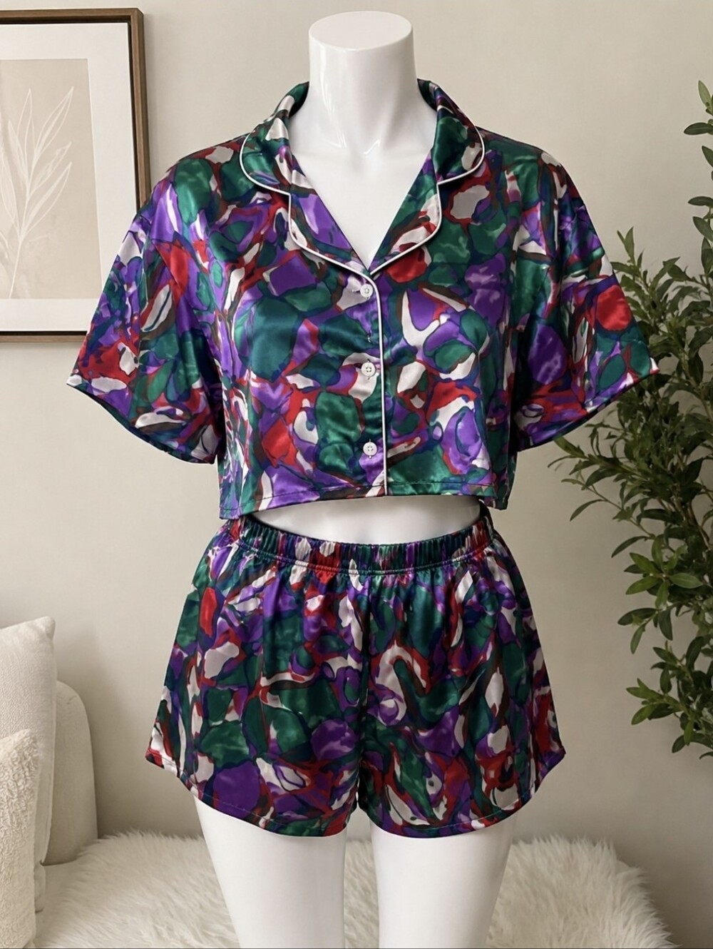 Vintage Cacique Two Piece Sleep Set